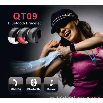 Cheapest OLED bluetooth bracelet vibrating  with speaker and micphone